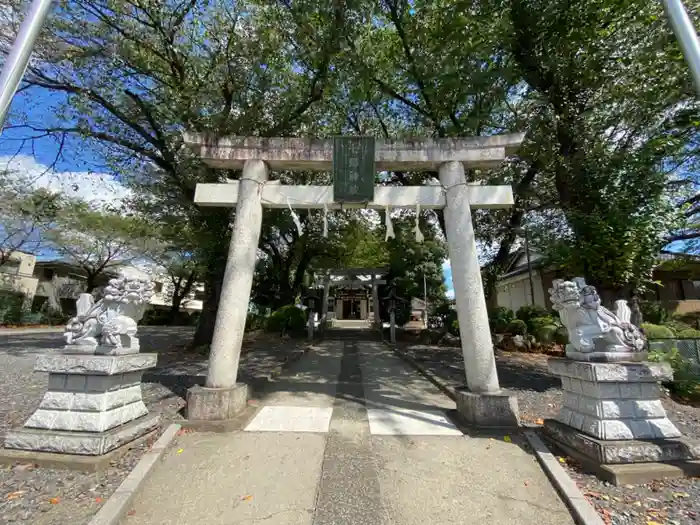 七郷神社の鳥居