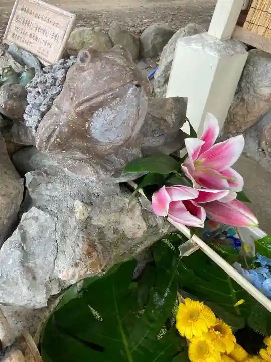 星置神社の手水舎