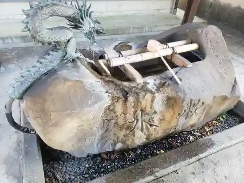 村國真墨田神社の手水