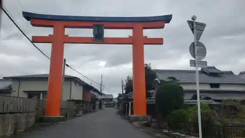 油日神社の鳥居