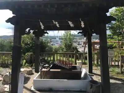 浦幌神社・乳神神社の手水舎