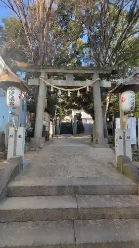 中村八幡宮の鳥居