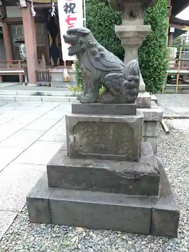 白鬚神社の狛犬