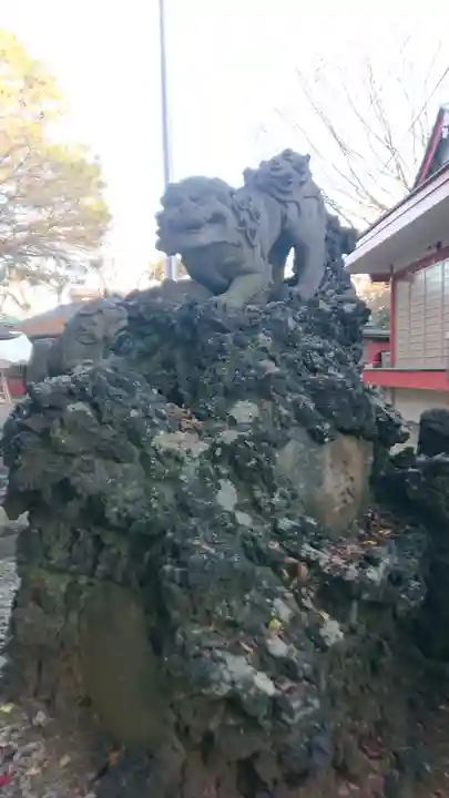 前原御嶽神社の狛犬