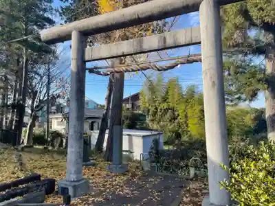 神明神社の鳥居