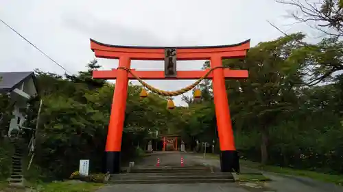 虻田神社の鳥居