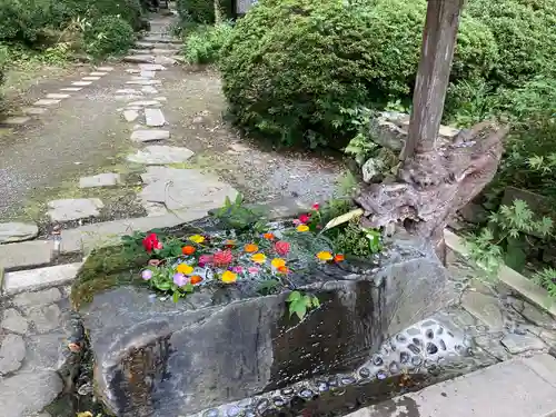 柳津虚空蔵尊 寳性院の手水舎