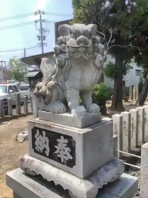 白山神社(松河戸町)の狛犬