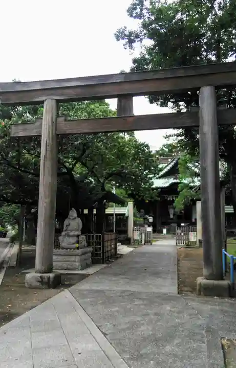 荏原神社の鳥居