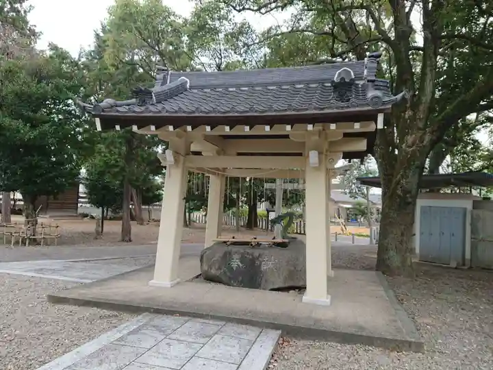 真宮神社の手水舎