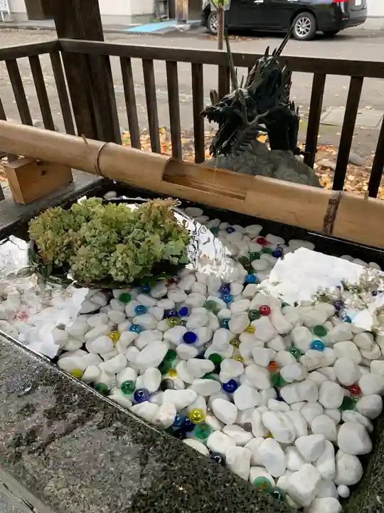 豊平神社の手水舎