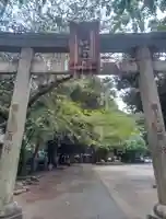 駒込富士神社の鳥居
