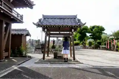法華寺の手水舎