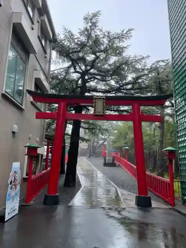 冨士山小御嶽神社の鳥居