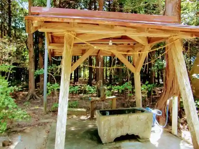 椿ノ海 水神社の手水舎