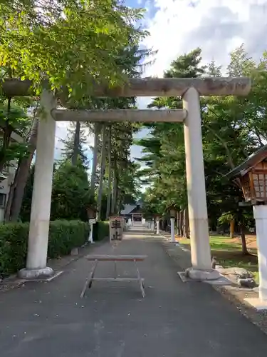 富良野神社の鳥居