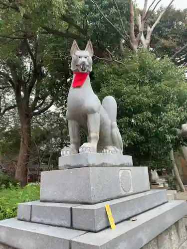 海山道神社の狛犬