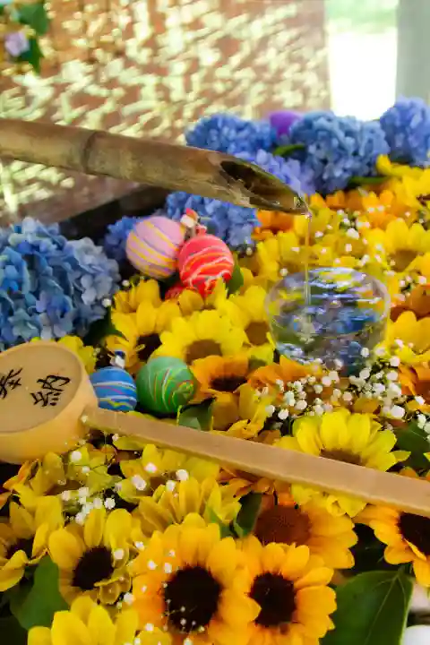 当別神社の手水舎