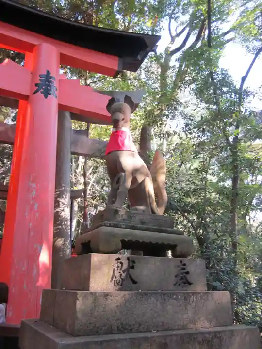 伏見稲荷大社の狛犬