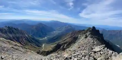 穂高神社嶺宮の景色