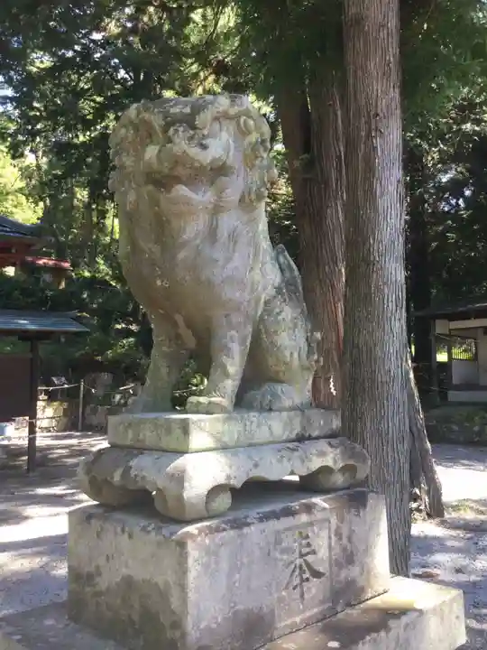 一宮浅間神社の狛犬