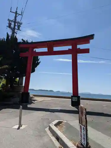 羽豆神社の鳥居