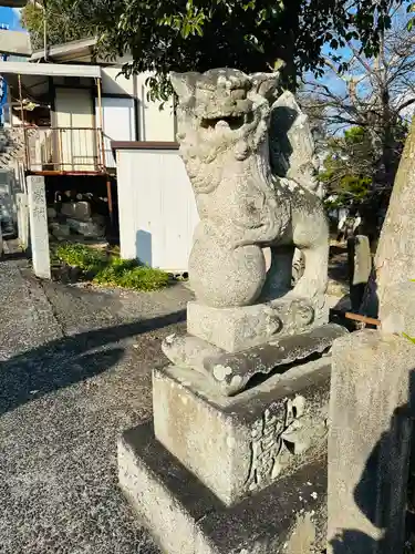 岩国白蛇神社の狛犬