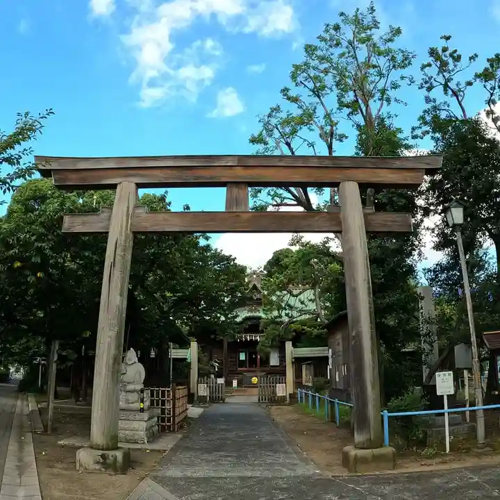 荏原神社の鳥居