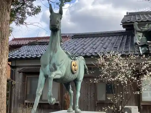 八幡神社の狛犬