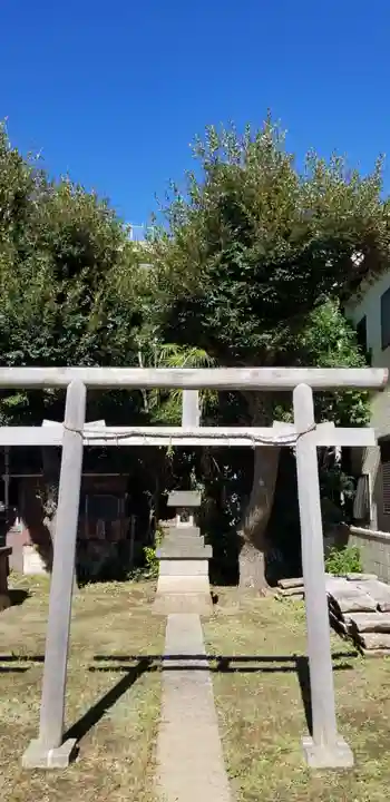 本一色天祖神社の鳥居