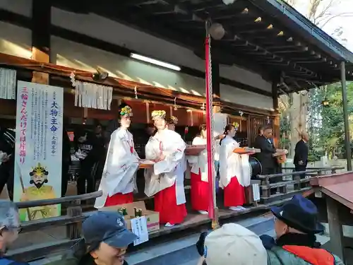 村屋坐弥冨都比売神社のお祭り