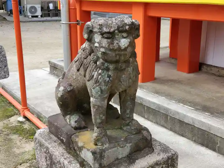 粟津天満神社の狛犬