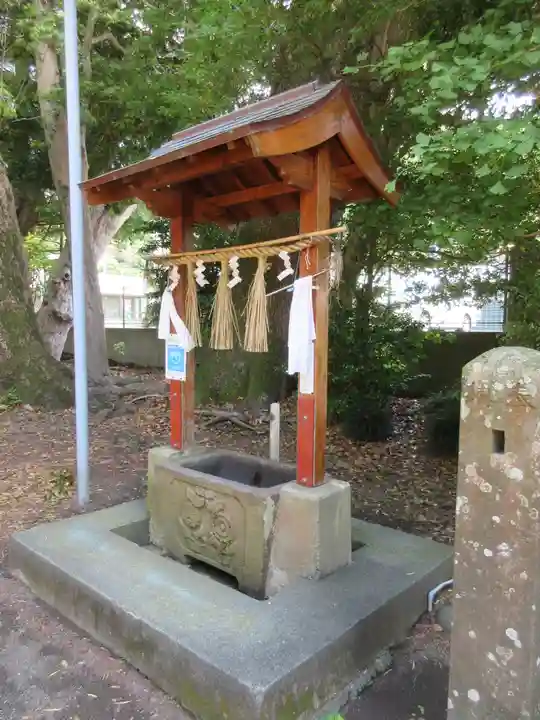 部田神社の手水舎