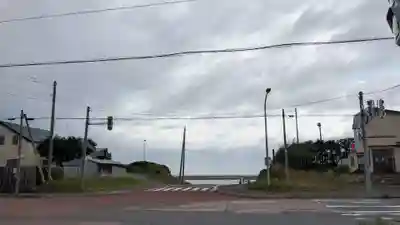 天塩厳島神社の景色