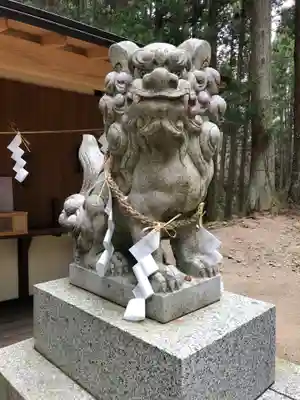 黄金山神社の狛犬