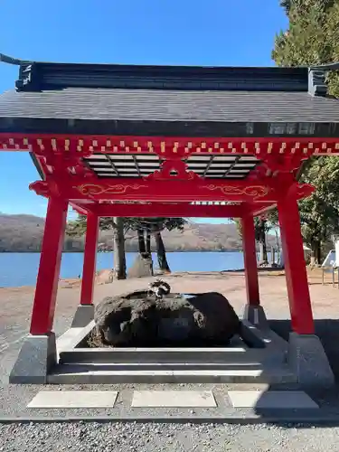 赤城神社の手水