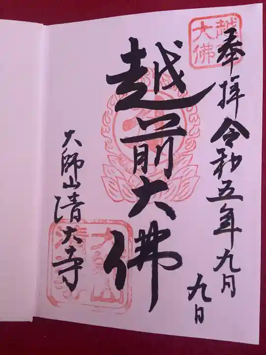 清大寺(越前大仏)(福井県)