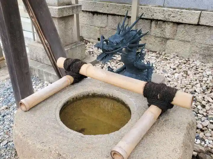 鷺宮八幡神社(保久良神社末社・お旅所)の手水舎