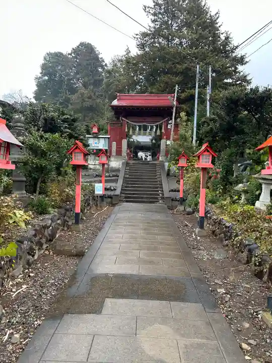 平出雷電神社の山門・神門