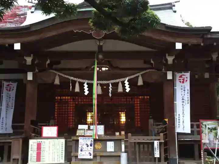 鳩森八幡神社の本殿・本堂