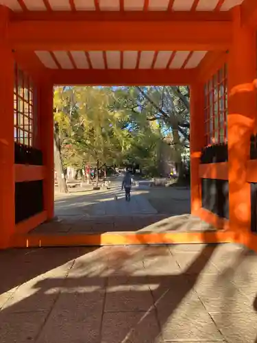 葛飾八幡宮の山門・神門