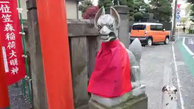 笠森稲荷神社の狛犬