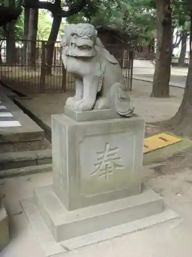 川口神社の狛犬