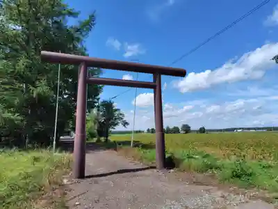 上更別神社の鳥居