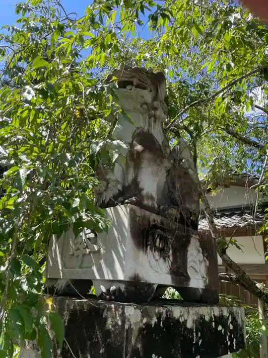 稗田野神社(薭田野神社)の狛犬