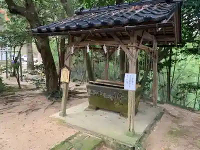 日本唯一香辛料の神 波自加彌神社の手水舎