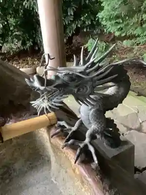 若宮八幡社（力長町）の手水舎