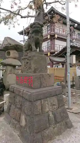 羽田神社の狛犬