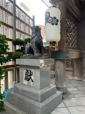 櫛田神社の狛犬