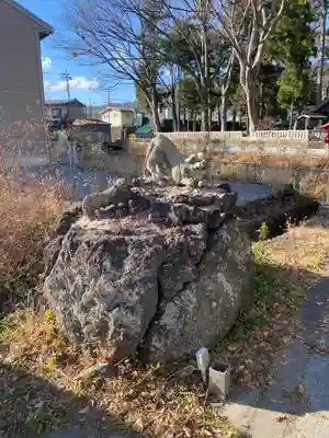 小室浅間神社の狛犬